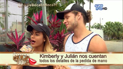 Kimberly y Julián ya tienen fecha de matrimonio