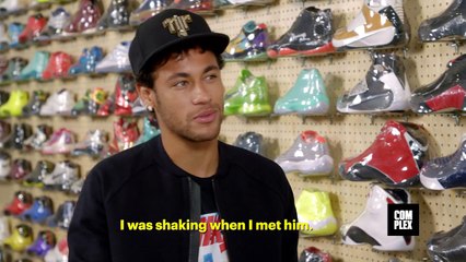 Neymar Goes Sneaker Shopping With Complex