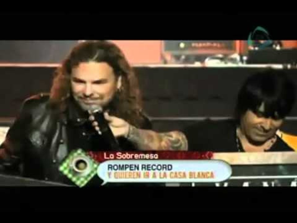 La Sobremesa. Maná rompe récord de conciertos agotados en EUA y quieren ir a la Casa Blanca