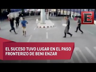 Detienen a sujeto por atacar a policías en frontera entre España y Marruecos