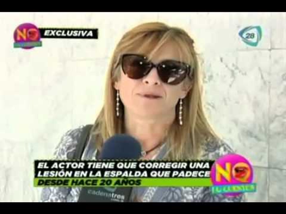 No lo cuentes. Manuel Landeta está a punto de ser operado de la columna vertebral