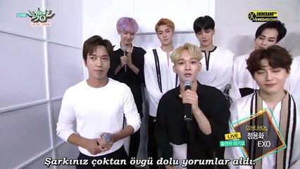 EXO vs JUNG YONG HWA - Interview Music Bank Waiting Room [Türkçe Altyazılı]