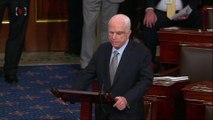 Senator John McCain Makes His Return To The Senate Floor After Cancer Diagnosis