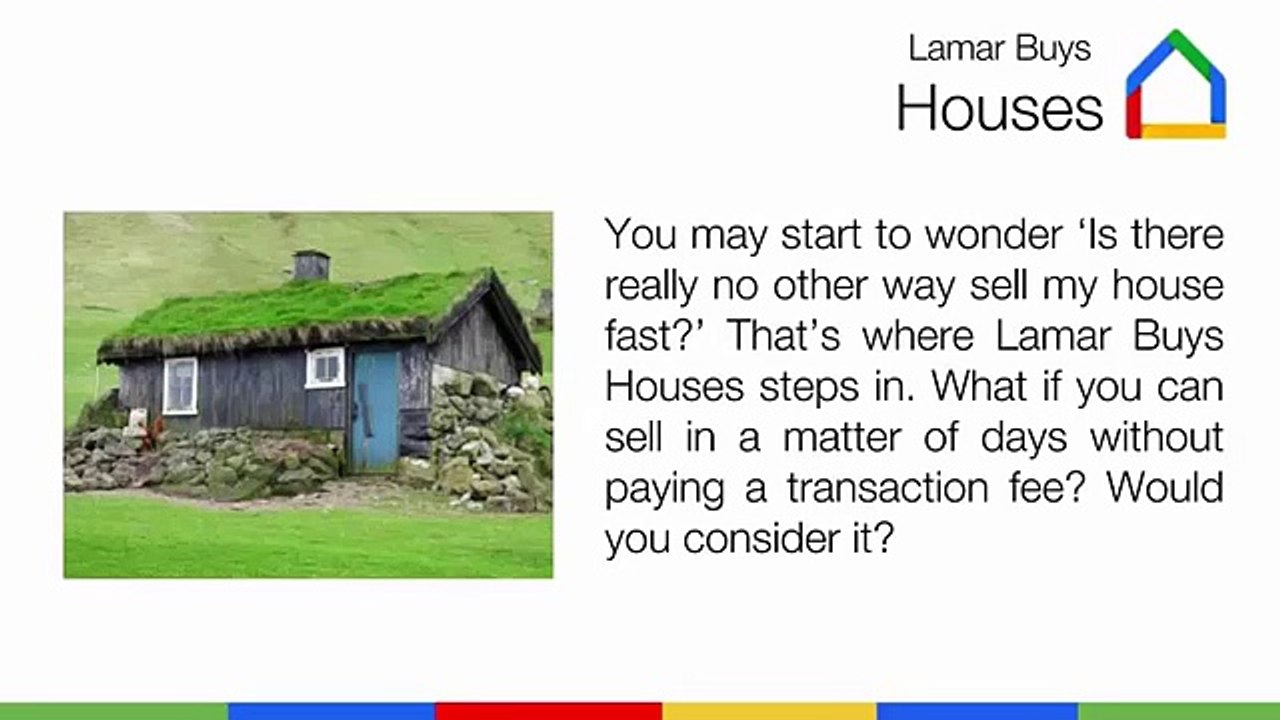 Lamar Buys Houses | We Buy Houses