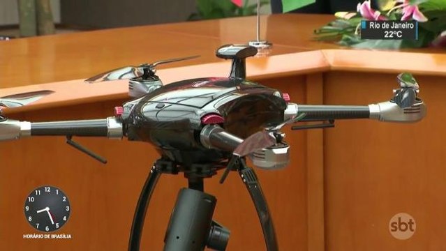 Prefeito faz parceria com empresas chinesas e SP ganha drones e câmeras