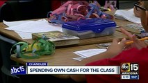 Teachers spending their own cash on school supplies