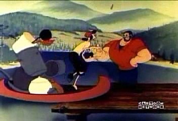 Popeye 163 Lumberjack and Jill