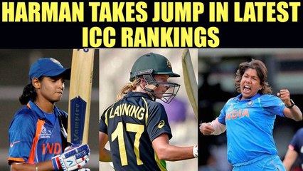 ICC Rankings: Harmanpreet Kaur enters top 10, Jhulan Goswami also takes jump |  Oneindia News