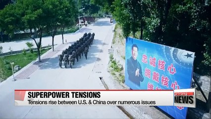 Tensions simmer between U.S. & China on number of issues