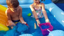 Kids playing with Gelli Baff,  Slime baff and Gelli Snow. Video Compilation .