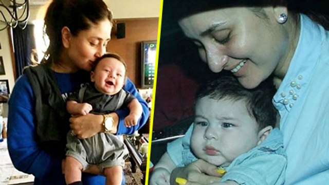 Kareena Kapoor IRRITATES Taimur Ali Khan With Her Kisses | Saif Ali Khan Dislikes It