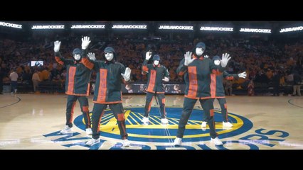 JABBAWOCKEEZ At The NBA Finals 2017 Gives A Creepily Cool Performance