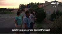 Forest fire rages near Maçao in central Portugal