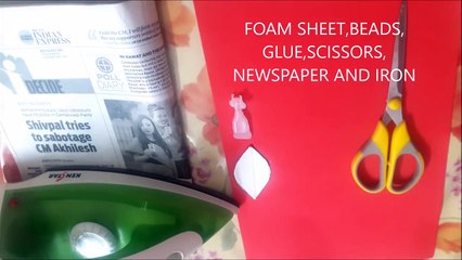 HOW TO MAKE FLOWERS FOR DECOR WITH FOAM SHEET