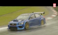 VÍDEO: ¡Brutal! Subaru WRX STI Type RA en Nürburgring y lloviendo