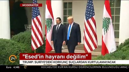Trump: Esad'in hayranı değilim,yaptığı korkunç suçlardan kurtulamayacak!