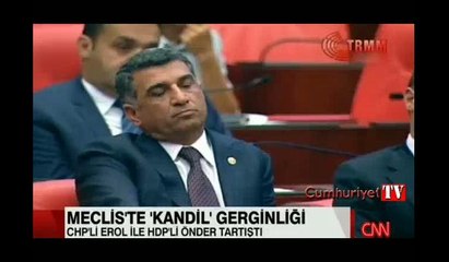 HDP'li Sırrı Sürreyya Önder ile CHP'li Gürsel Erol arasında 'infaz' atışması