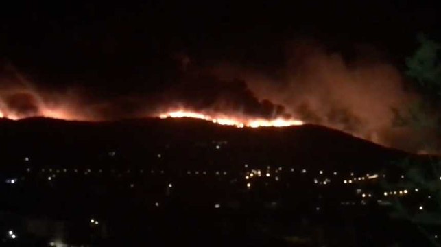 Var : un incendie ravage le secteur de Bormes-les-Mimosas