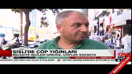Şişli'de çöp krizi