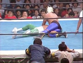 【覆面剥ぎマッチ】タイガーマスク vs Ｍ・ハリケーン 1981.10.8 蔵前国技館