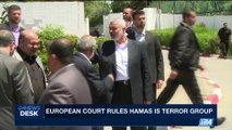 i24NEWS DESK | European court rules Hamas is terror group | Wednesday, July 26th 2017