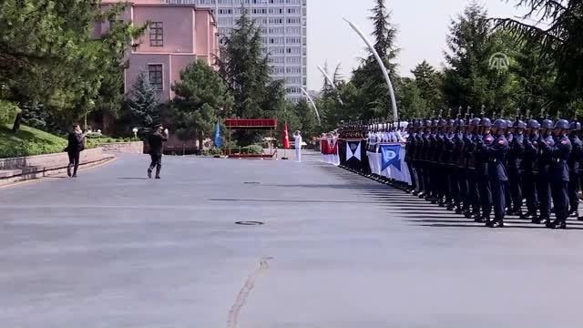 Orgeneral Akar, Somali Genelkurmay Başkanı Tümgeneral Gedi'yi Resmi Törenle Karşıladı