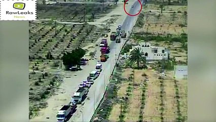 Tanque militar egípcio intercepta carro terrorista carregado de explosivos