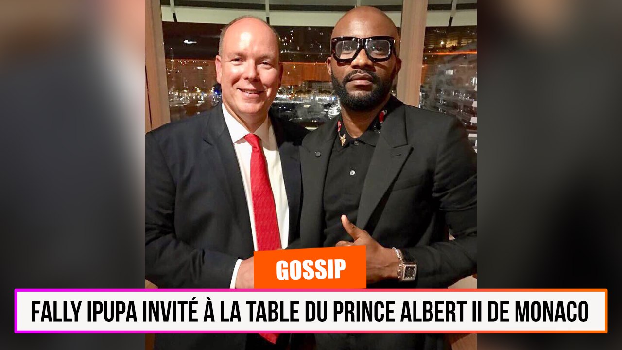 Fally Ipupa invité à la table du Prince Albert II de Monaco