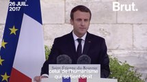 Emmanuel Macron rend hommage au père Hamel