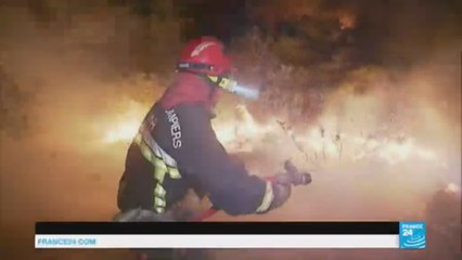 Wildfires prompt mass evacuations in the South of France