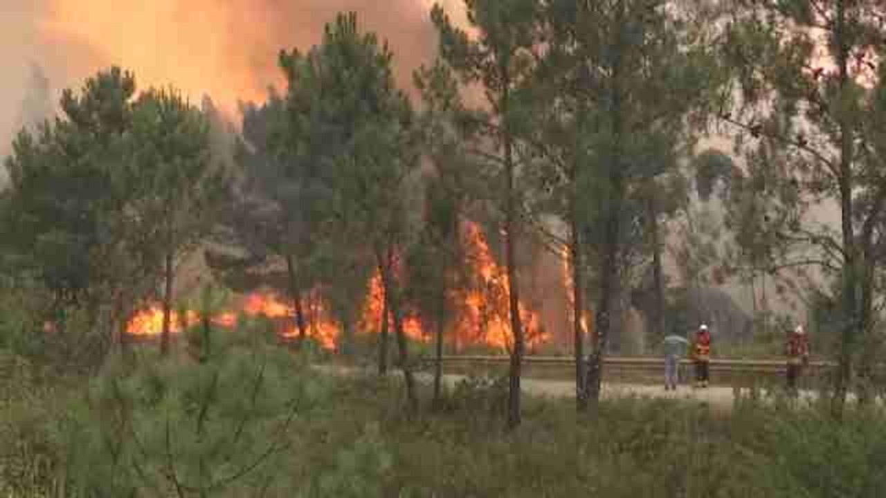 Continúan los incendios en Portugal, los peores en una década