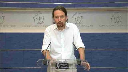 Iglesias indignado con la declaración de Rajoy: "España no se merece esta vergüenza"