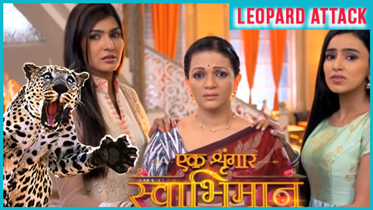 LEOPARD ATTACK Outside Ek Shringaar Swabhimaan Sets | एक श्रृंगार स्वाभिमान