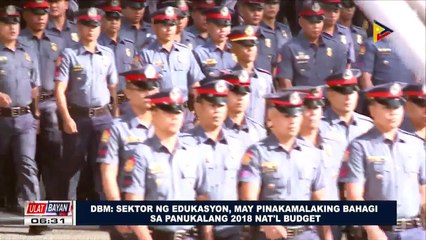 DBM: Sektor ng edukasyon, may pinakamalaking bahagi sa panukalang 2018 National Budget
