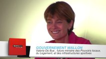Valérie De Bue (MR) devient ministre des Pouvoirs locaux, du Logement et des Infrastructures sportives.