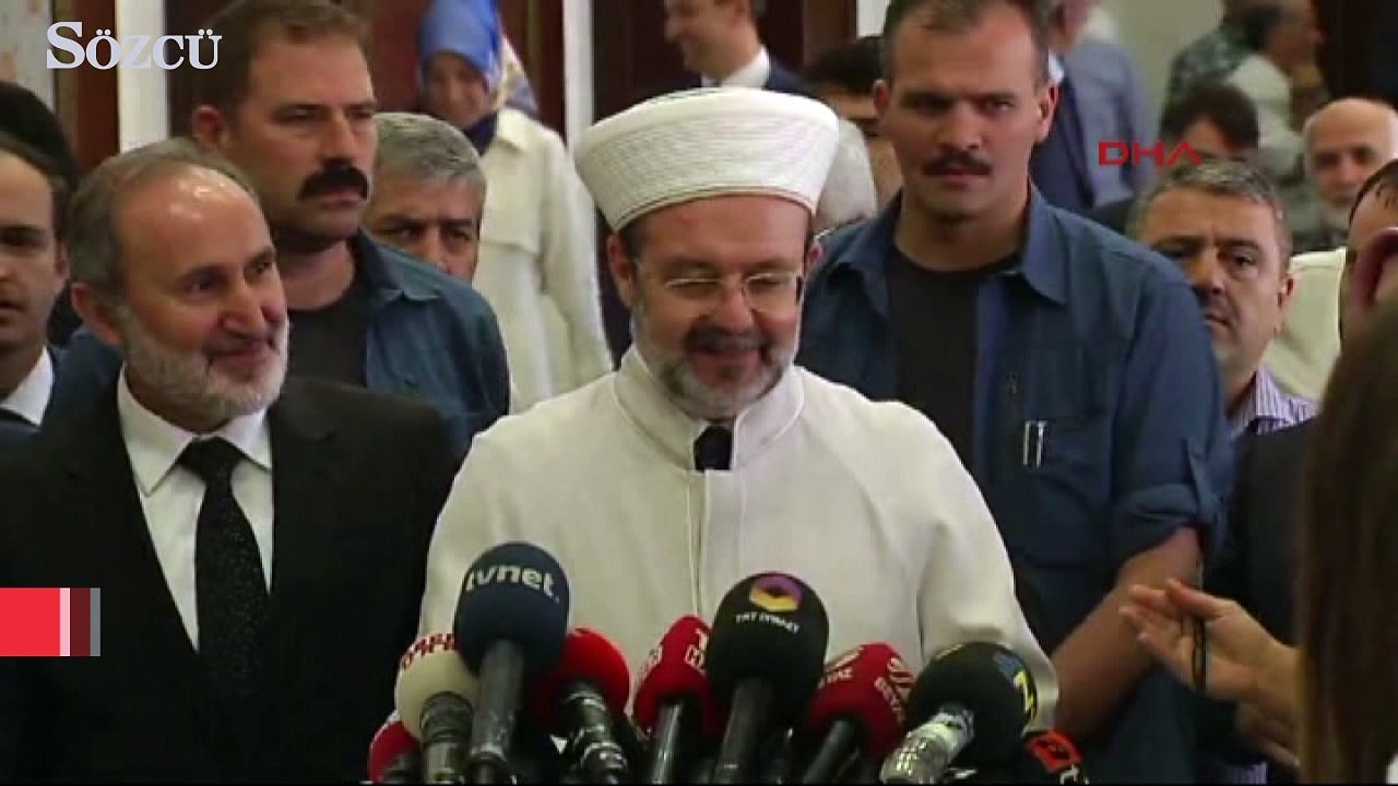 Diyanet İşleri Başkanı Mehmet Görmez: Bütün görevler, bütün makamlar emannettir