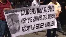 Başkent'te Gülmen ve Özakça Eyleminde 1 Kişi Gözaltına Alındı
