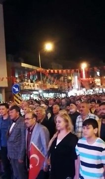 ŞEHİTLERİMİZ İÇİN SAYGI DURUŞU VE İSTİKLAL MARŞI