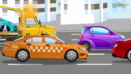 FUN Kids Video Tow Truck Car Rescue | Emergency Vehicles Cartoon for children