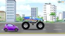The Tow Truck & Kids Police Car Rescue Bip Bip Cars & Trucks Cartoon for children