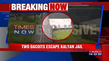 Caught On Camera - 2 Dacoits Escape Kalyan Jail Using A Rope