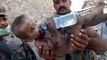 Heartbreaking video of rescued baby given water after he was trapped under rubble in Mosul