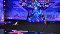 Sara Carson & Hero- Dancing Dog Brings Simon To Beg For Yes Votes - America's Got Talent 2017