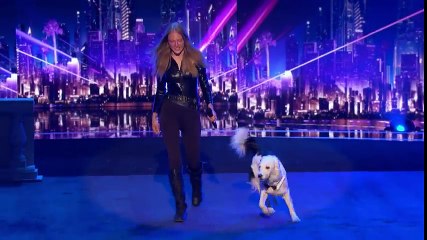 Sara Carson and Hero- Dog and Trainer Showcase Adorable Routine - America's Got Talent 2017