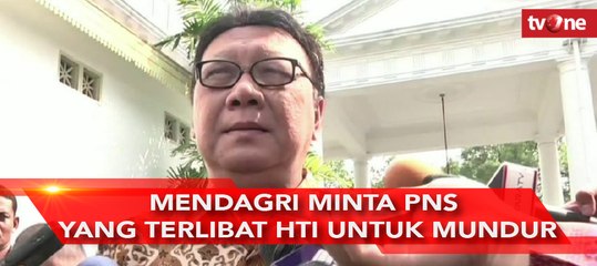 Mendagri Minta PNS yang Terlibat HTI untuk Mundur
