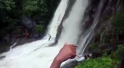 Exident water fall india