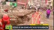 Rotura de tubería matriz inunda calles en Chorrillos