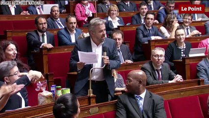 Quand Mélenchon et Corbière déballe de la nourriture à l'Assemblée nationale