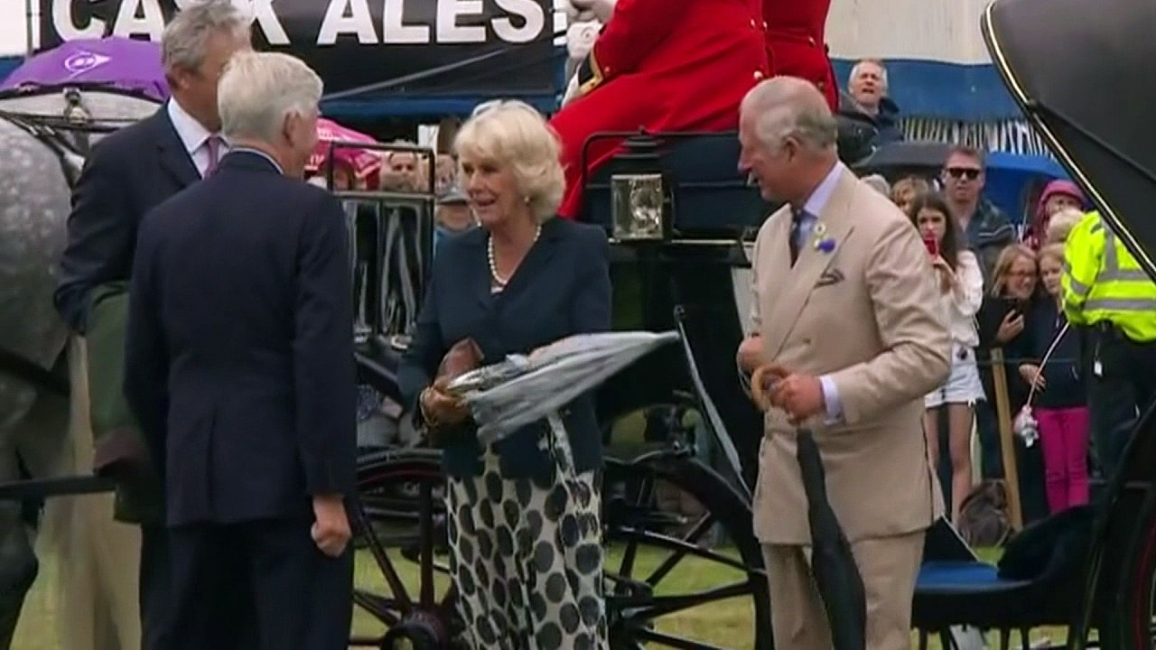 Prince Charles and Camilla visit Sandringham Flower Show