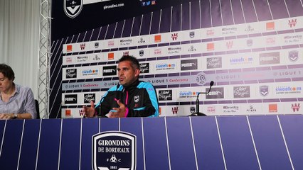Conférence de presse de Jocelyn Gourvennec avant Videoton